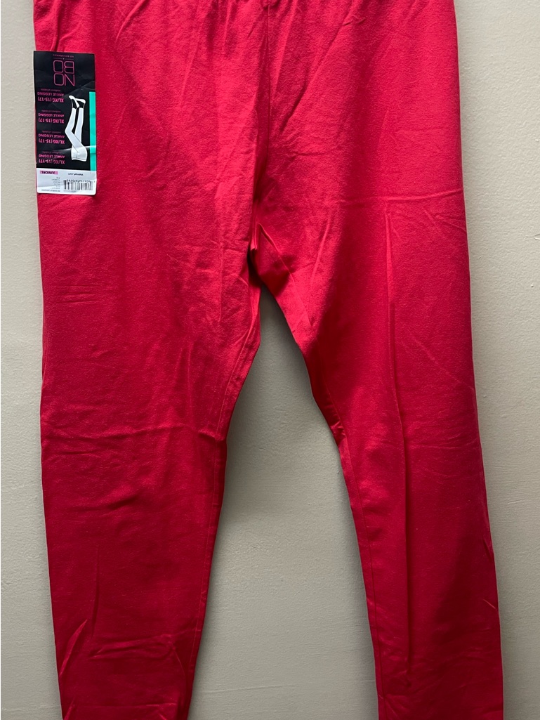 No Boundaries Juniors Red Stretch Leggings